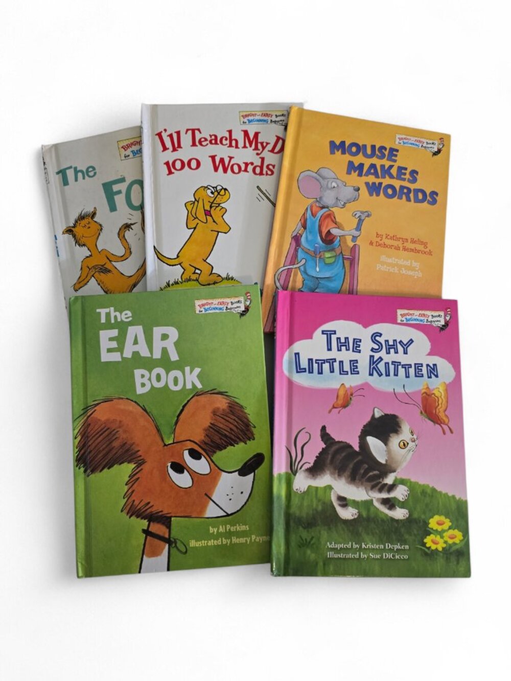 Dr Seuss Bright & Early Books Lot 5 Beginner Reader Kids Learning Hardcover